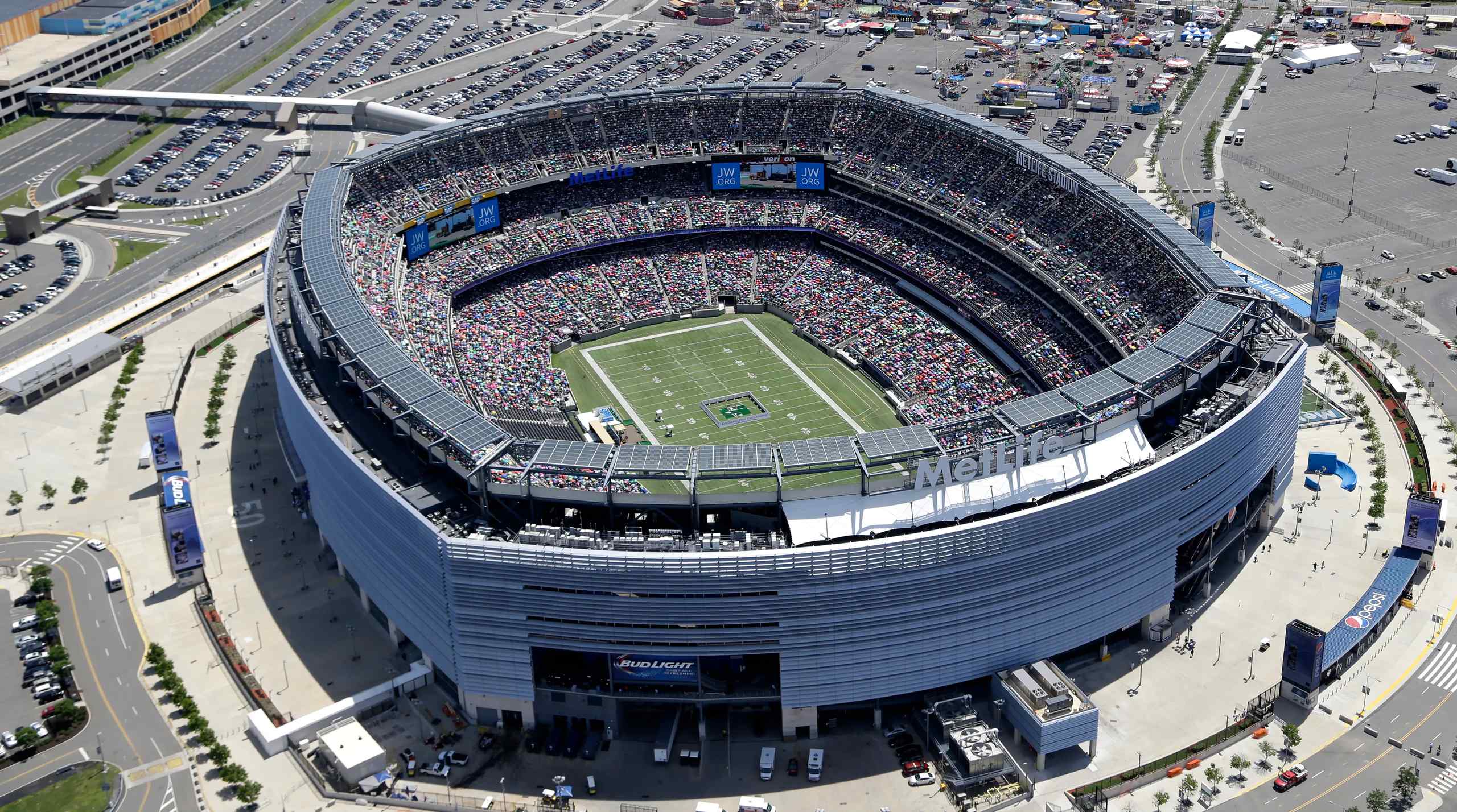 MetLife Stadium home of Giants and Jets.